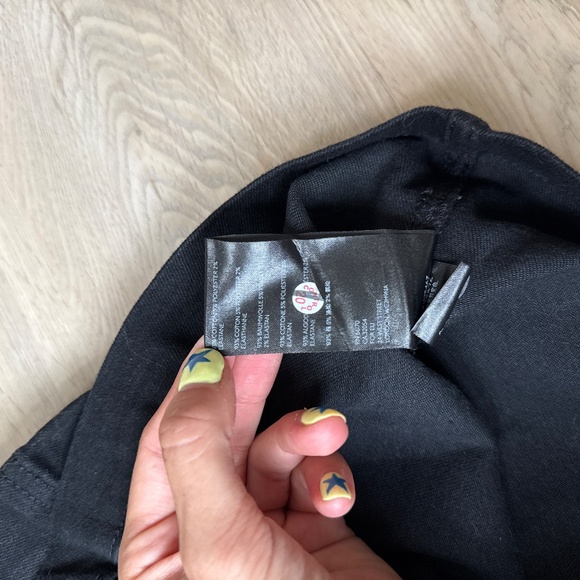 NWT Zip Up Free People Black Denim Mini Skirt Size 29 - Picture 6 of 6